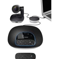 Logitech Group Video Conferencing System, High Definition, Black (960-001054)
