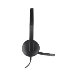 Logitech H340 Computer Headset, Over-the-Head, Black (981-000507)