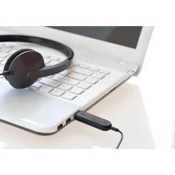 Logitech H340 Computer Headset, Over-the-Head, Black (981-000507)