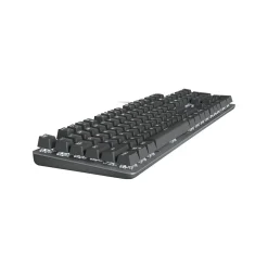 Logitech K845 Mechanical Illuminated Aluminum Gaming Keyboard, Red Switches, Black (920-009859)