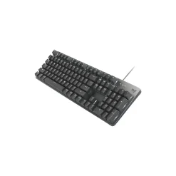 Logitech K845 Mechanical Illuminated Aluminum Gaming Keyboard, Red Switches, Black (920-009859)
