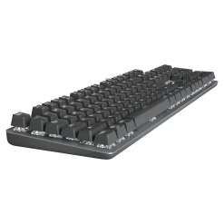 Logitech K845 Mechanical Illuminated Aluminum Gaming Keyboard, Cherry MX Red Switches, Black (920-009863)