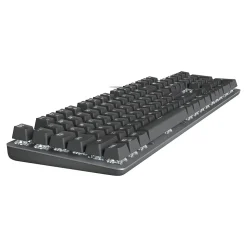 Logitech K845 Mechanical Illuminated Aluminum Gaming Keyboard, Cherry MX Blue Switches, Black (920-009864)