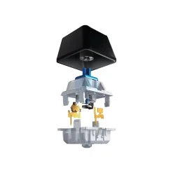 Logitech K845 Mechanical Illuminated Aluminum Gaming Keyboard, Cherry MX Blue Switches, Black (920-009864)