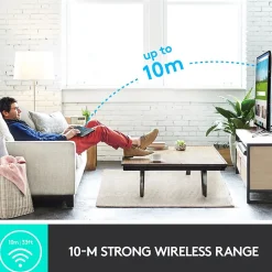 Logitech K400 Plus Wireless Touch Keyboard, Dark Gray (920-007119)