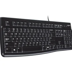 Logitech K120 USB Keyboard, Black (920-002478)