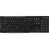 Logitech K270 USB Wireless Keyboard, Black (920-003051)