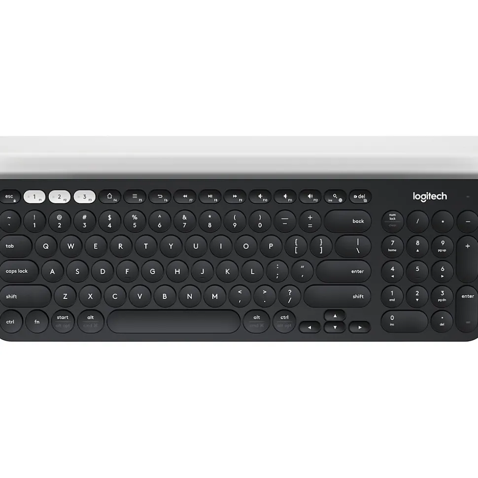 Logitech K780 Wireless Keyboard, Multi-Device, Black (920-008149)
