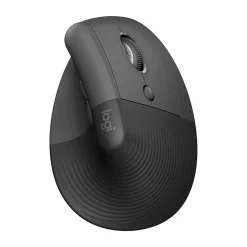 Logitech Lift Vertical Wireless Ergonomic Vertical Optical Bluetooth & USB Mouse, Graphite (910-006466)