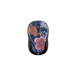 Logitech M317 Design Collection Limited Edition Forest Floral Wireless Ambidextrous Optical USB Mouse (910-006552)
