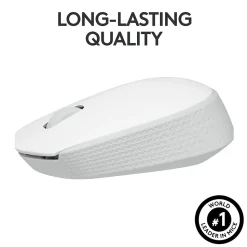 Logitech M170 Wireless Ambidextrous Optical Mouse, Off-White (910-006864)