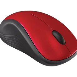 Logitech M310 Wireless Ambidextrous Optical Mouse, Flame Red Gloss (910-002486)