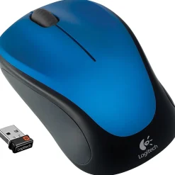 Logitech M317 Wireless Mouse, Blue (910-002901)