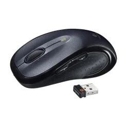 Logitech M510 Wireless Optical USB Mouse, Black (910-001822)