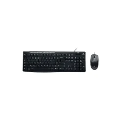 Logitech Media Combo MK200 Ergonomic Keyboard and Mouse, Black (920-002714)