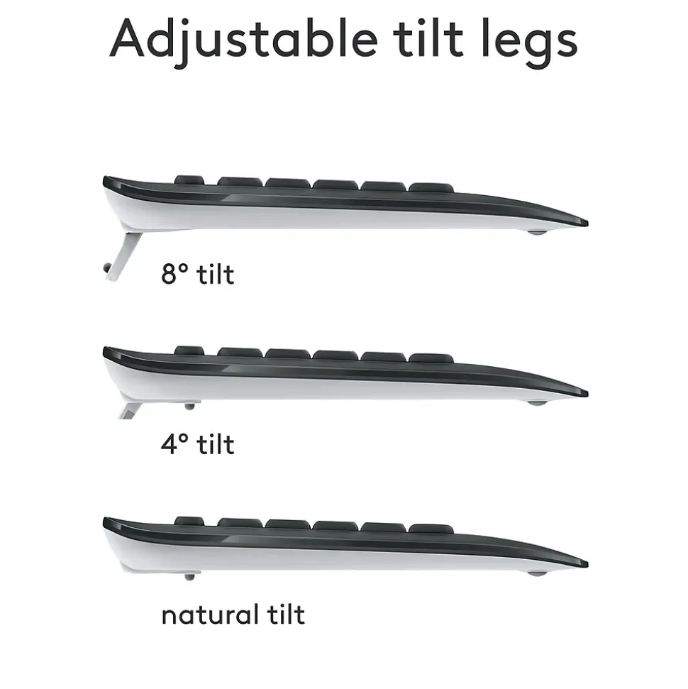 Logitech MK540 Advanced Wireless Keyboard and Mouse Combo, Black (920-008671)