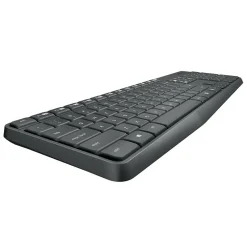 Logitech MK235 Wireless Keyboard and Optical Mouse Combo, Black (920-007897)