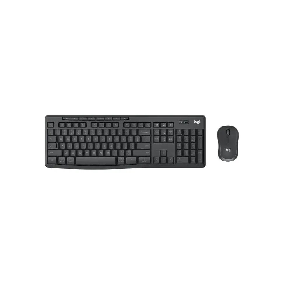 Logitech MK370 Wireless Keyboard and Mouse Combo for Business, Graphite (920-011887)