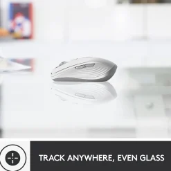 Logitech MX Anywhere 3 for Mac Ergonomic Wireless Laser Mouse, Pale Gray (910-005899)