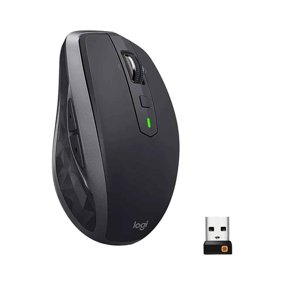 Logitech MX Anywhere 2S Bluetooth Edition Wireless Mouse, Graphite (910-007232)