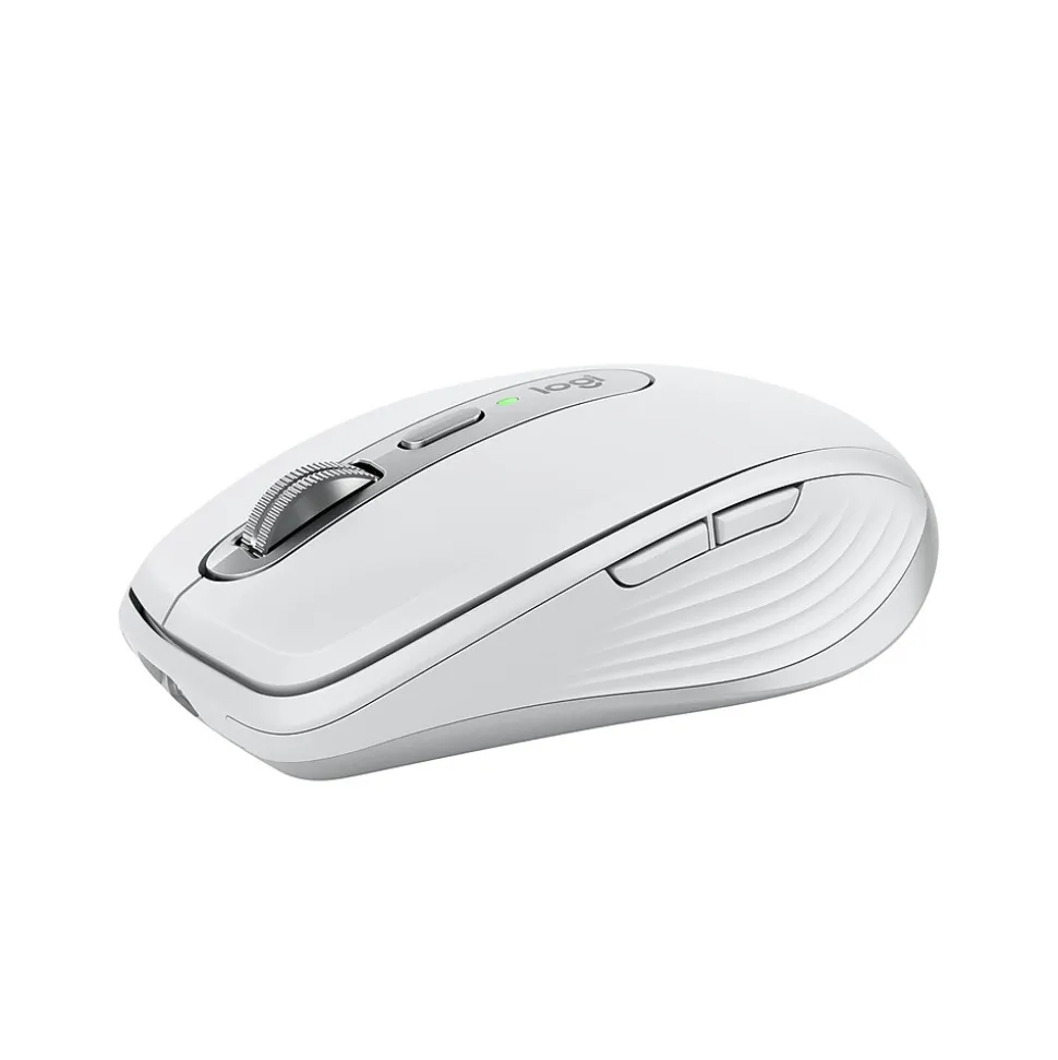 Logitech MX Anywhere 3S Wireless Optical Mouse, Pale Gray (910-006926)