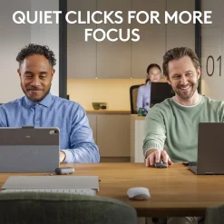 Logitech MX Anywhere 3S Wireless Optical Mouse, Pale Gray (910-006926)