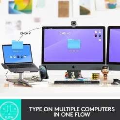 Logitech MX Keys for Mac Wireless Keyboard, Space Gray (920-009552)