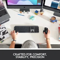 Logitech MX Keys for Mac Wireless Keyboard, Space Gray (920-009552)