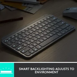 Logitech MX Keys Mini Wireless Keyboard for Mac , Pale Gray, (920-010389)