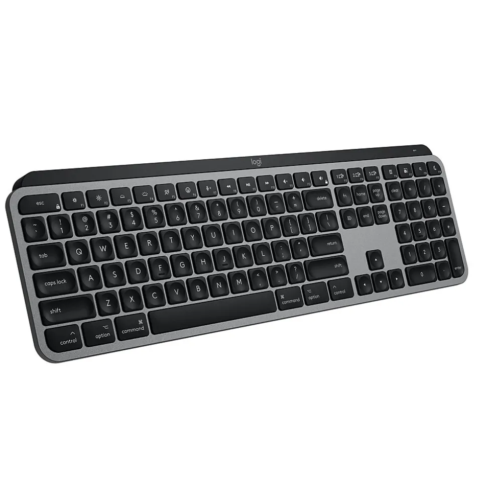 Logitech MX Keys S for Mac Wireless Keyboard, Space Gray (920-011621)