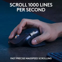 Logitech MX Keys S Wireless Ergonomic Keyboard and Optical Mouse Combo, Black (920-012274)