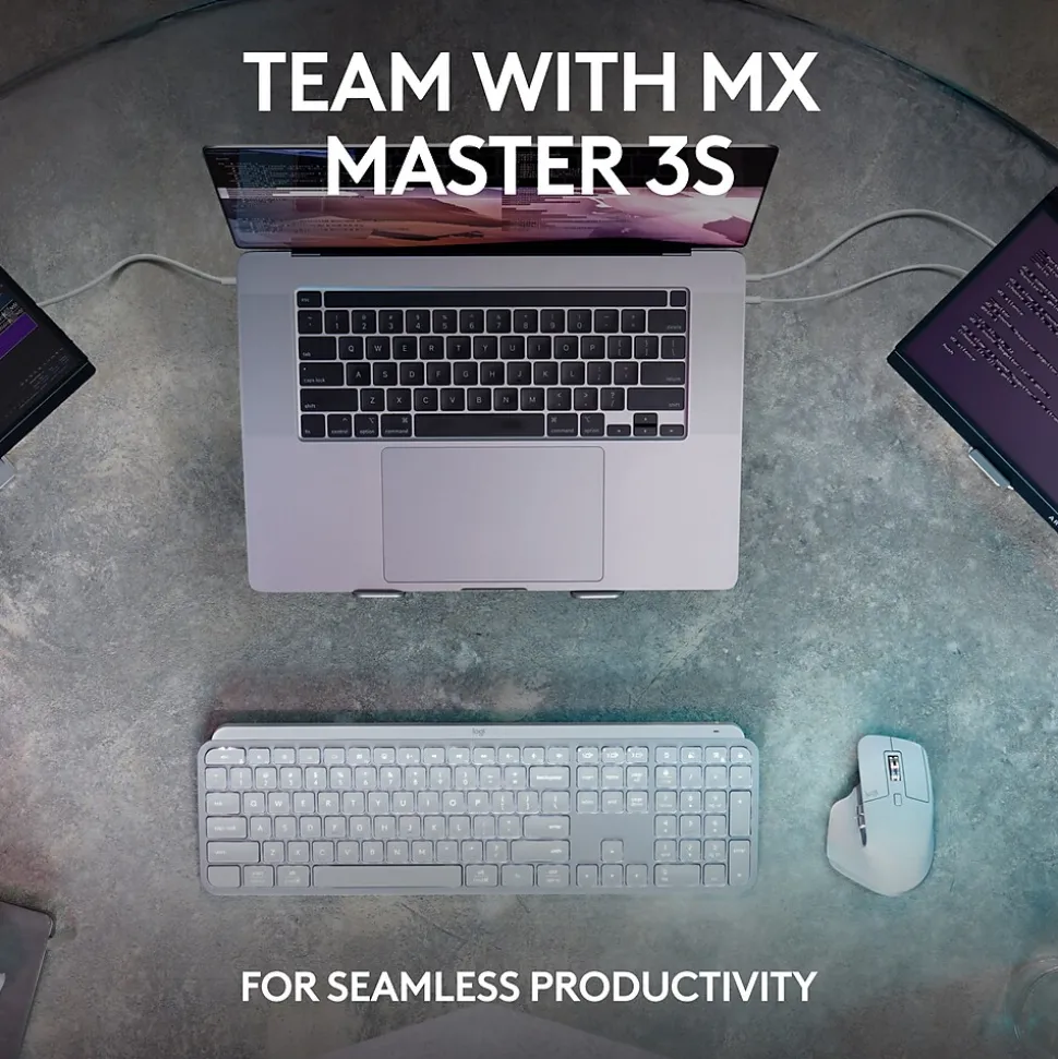 Logitech MX Keys S Wireless Keyboard, Black (920-011406)