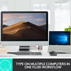 Logitech MX Keys Wireless Keyboard, Black (920-009295)