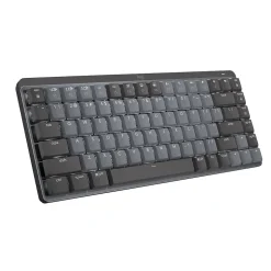 Logitech MX Mechanical Mini Illuminated Wireless Ergonomic Keyboard, Gray/Black (920-010550)