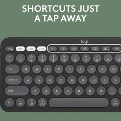 Logitech Pebble 2 Wireless Mouse Keyboard Combo, Tonal Graphite (920-012200)