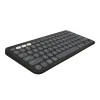 Logitech Pebble Keys 2 K380S Wireless Ergonomic Keyboard, Black (920-011775)