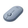 Logitech Pebble M350 Wireless Ambidextrous Optical Mouse, Blue Gray (910-005773)