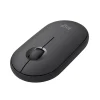 Logitech Pebble M350 Wireless Ambidextrous Optical USB Mouse, Graphite (910-005743)