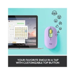 Logitech POP Wireless Ambidextrous Optical USB Mouse, Daydream (910-006544)