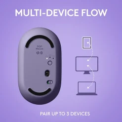 Logitech POP Wireless Optical Mouse, Cosmos Lavender (910-006624)
