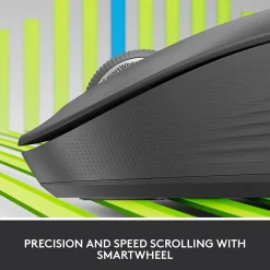 Logitech Signature M550 L Wireless Ambidextrous Optical Mouse, Graphite (910-006591)