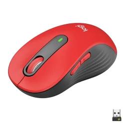 Logitech Signature M650 L Wireless Optical USB Mouse, Classic Red (910-006358)