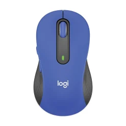 Logitech Signature M650 Large Wireless Optical USB Mouse, Classic Blue (910-006232)