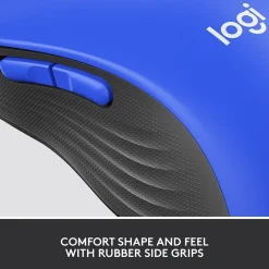 Logitech Signature M650 Large Wireless Optical USB Mouse, Classic Blue (910-006232)