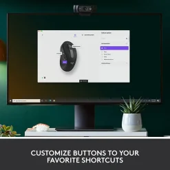 Logitech Signature M650 Wireless Ergonomic Optical Bluetooth & USB Mouse, Graphite (910-006250)