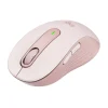 Logitech Signature M650 Wireless Ergonomic Optical Bluetooth & USB Mouse, Rose (910-006251)