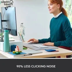 Logitech Signature M650 Wireless Optical USB Mouse, Off-White (910-006252)