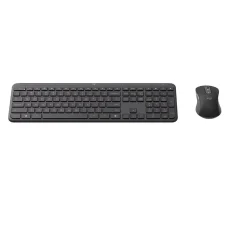 Logitech Signature Slim MK955 Wireless Keyboard and Optical Mouse Combo, Black (920-013271)