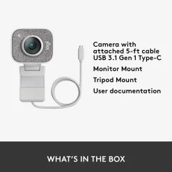 Logitech StreamCam 2.1 Megapixels Webcam (960-001289)