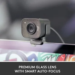 Logitech StreamCam Plus Webcam, Black (960-001280)